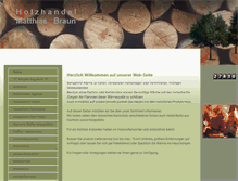 Tablet Screenshot of holzhandel-braun.com